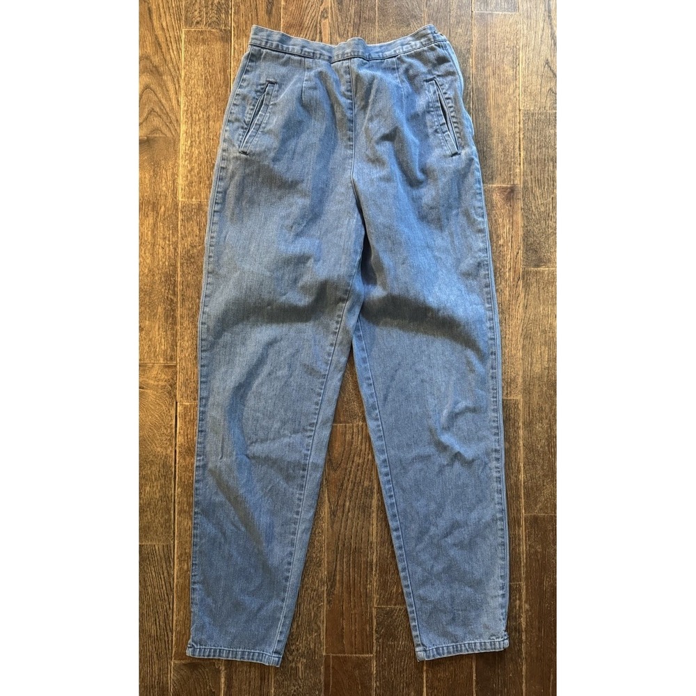 Vintage Talbots High Rise Straight Leg Jeans Womens 8 Blue Soft Denim Trouser‎
